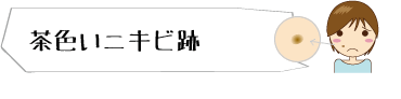 茶色いニキビ跡 メディカルエステ 高岡美容皮膚科 白崎医院